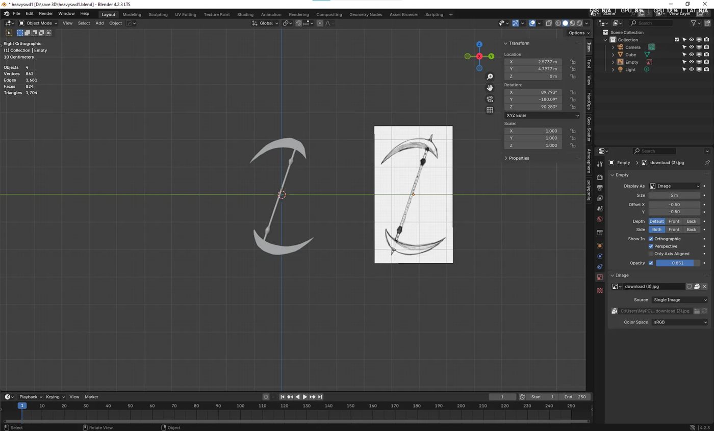 3D model work number four