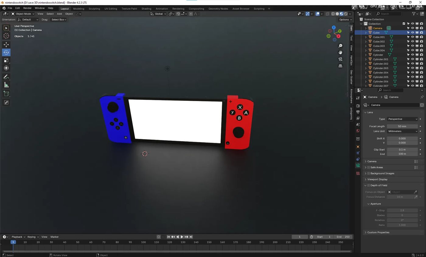 3D model work number eight