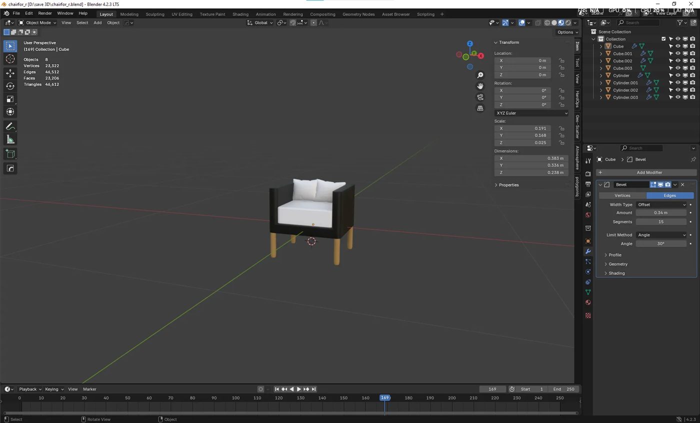 3D model work number nine
